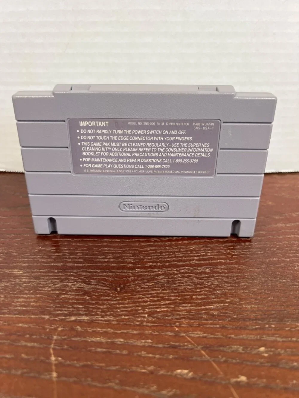 Smart Ball Super Nintendo SNES Game Cartridge 1991 Made In Japan Tested